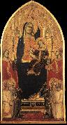 GADDI, Taddeo Madonna and Child Enthroned with Angels and Saints sd china oil painting reproduction